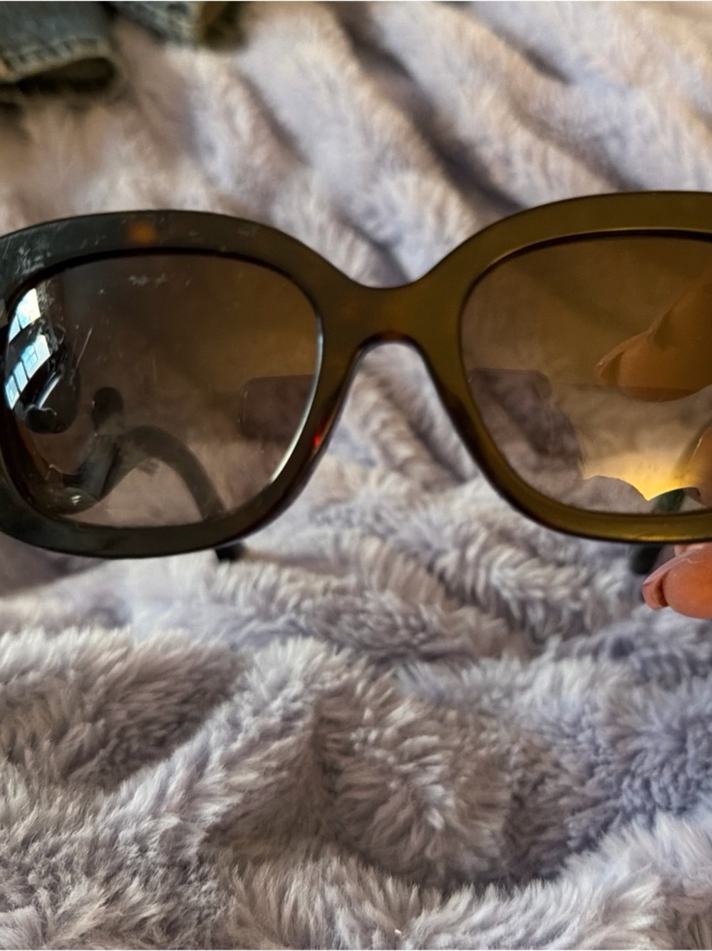 Prada Olive Green Gradient Women's Sunglasses